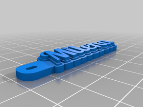Anahtarlık milena özelleştirilmiş 3d print model - Mito3D