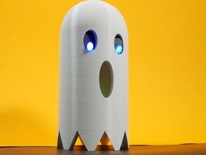 simple yet spooky halloween ghost creatures electronics led 3d print model - Mito3D