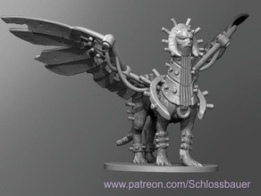 nightmare sphinx toys & games dnd dungeons dragons tabletop 3d print model - Mito3D