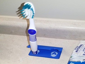personalizado cepillo de dientes titular soporte cuarto baño accesorios 3d print model - Mito3D