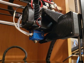 maker wählen Sie v2 wanhao cooling fan duct 3d-Drucker Teile Kühlung fan-duct monoprice makerselect duplicator i3 3d print model - Mito3D