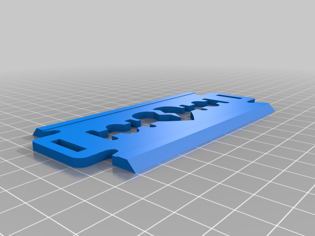 traurig Rasierklinge Anhänger Mode Klinge razor traurig-Anhänger 3D print model - Mito3D