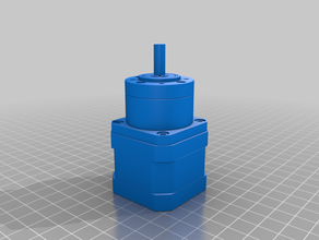 syringe pump stepperonline nema 17 stepper motor diy nema17 planetary gear 3d print model - Mito3D