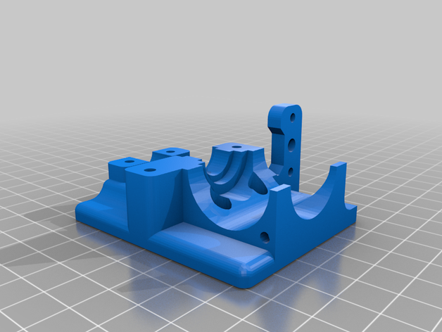 hypercube e3d xcarriage prusa style bltouch 3d printer parts corexy hypercube300 tech2c 3D print model - Mito3D