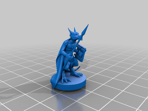 kobold champ giochi fantasia monster 3d print model - Mito3D