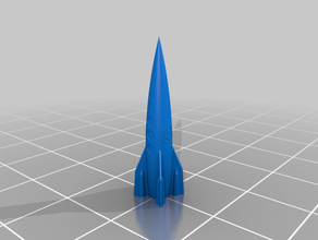 re 3d rocket Stampa prove razzo 3d print model - Mito3D
