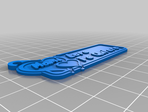 lore keychains customized 3d print model - Mito3D