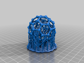 il buckminsterfullerene fullerene di ingegneria buckyballs la chimica scienza 3d print model - Mito3D