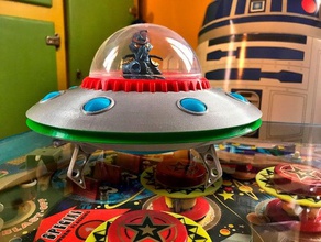 ufo disco volante giochi e giocattoli alien astronave 3d print model - Mito3D