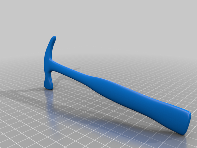 petit marteau des outils à main le 3D print model - Mito3D