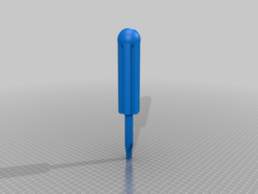 dpt100 f19 l7a1 flat head screwdriver 3d print model - Mito3D