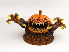 calabaza de halloween juegos boardgame la monster 3d print model - Mito3D