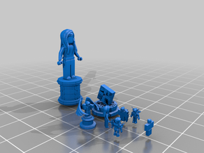 la hermana de roblox avatar más La impresión en 3d 3d print model - Mito3D