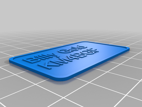 name tag customized 3d print model - Mito3D