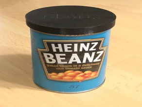 heinz beanz can lid containers 3d print model - Mito3D