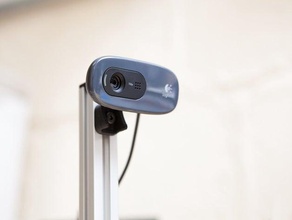 logitech c270 webcam mount 2020 extrusion camera aluminum 3d print model - Mito3D