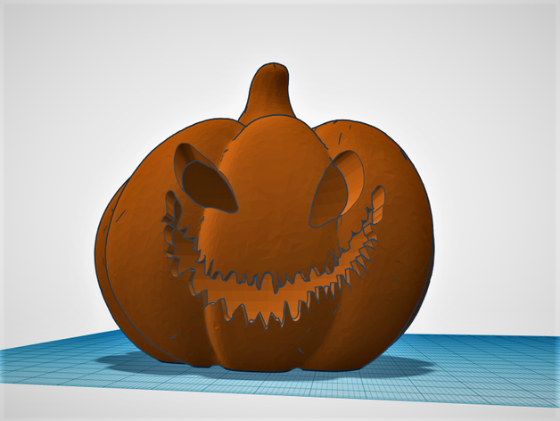jack o lantern Dekor Dekoration halloween halloween-Dekoration halloween-Kürbis jack-o-Laterne Laterne Kürbis 3D print model - Mito3D