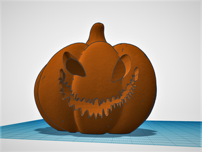 jack o lantern decor decoration halloween pumpkin jack-o-lantern 3d print model - Mito3D