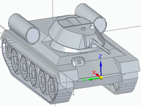 t-34 76 72 escala modelos 3d print model - Mito3D