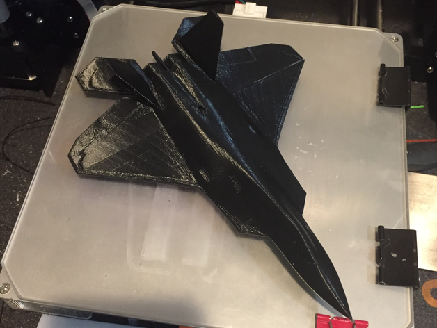 f-22 raptor hobby 3D print model - Mito3D