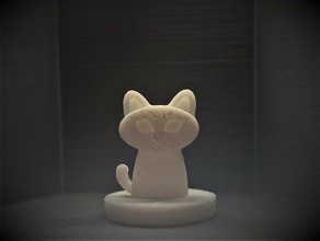 simple mini d&d cat toy & game accessories dnd miniature dungeons dragons easy print fast miniatures tabletop gaming 3d print model - Mito3D