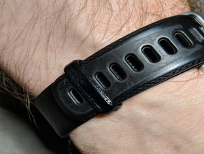 garmin vivosport watch band holder bracelets 3d print model - Mito3D