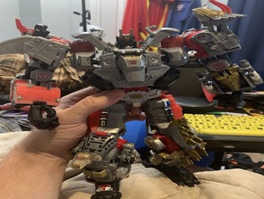 volcanicus chest adapter remix toy & game accessories potp transformers 3d print model - Mito3D