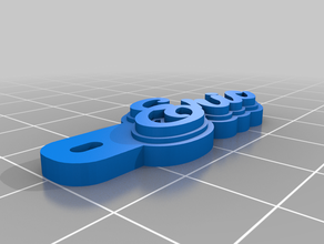 Schlüsselanhänger eric kundengebundene 3d print model - Mito3D