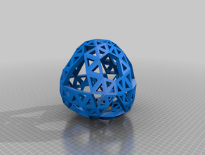 convextetrahedral8v 2 9 10 11 37, 38, 45 matematik sanatı konveks kubbe jeodezik küre tetrahedral 3d print model - Mito3D