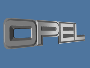 old opel logo signs & logos 3d print model - Mito3D