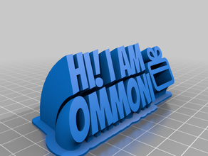 ommoni ofis özelleştirilmiş 3d print model - Mito3D