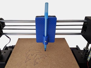 anycubic i3 mega pen mount 3d printing 3d print model - Mito3D