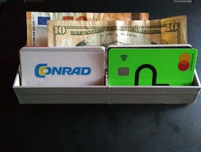 card money organizer organization 3d print model - Mito3D