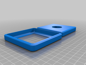my customized light dimmer knob plate diy 3d print model - Mito3D