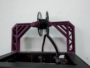 spoolholder Stampante 3d parti replicator 2 spool porta bobina 3d print model - Mito3D