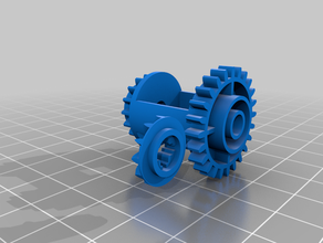 differenziale con i lego costruzione di giocattoli ingranaggio 3d print model - Mito3D