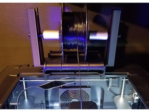qidi x-plus spool roller fence 3d printing 3d print model - Mito3D