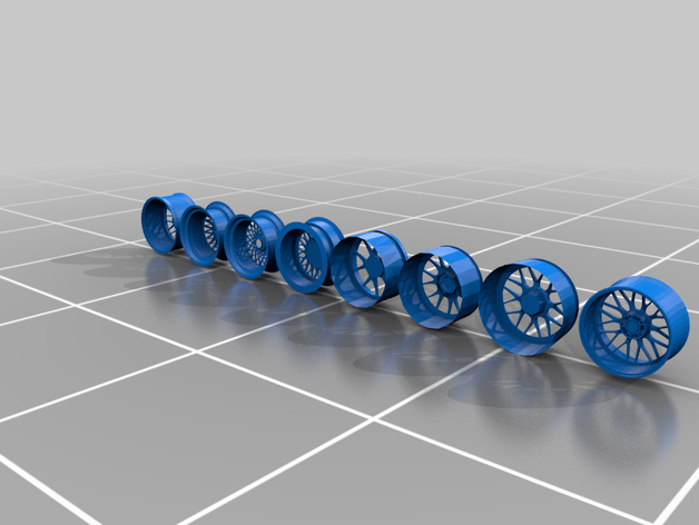 bbs rims pack r c vehicles wheels 3D print model - Mito3D