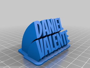 daniel valente letreiro office customized 3d print model - Mito3D