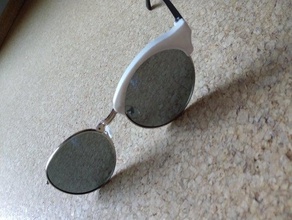 sunglasses frame glasses 3d print model - Mito3D