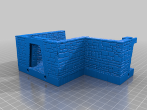 polpa di dungeon corridoio sezioni giocattolo & accessori gioco 3d print model - Mito3D