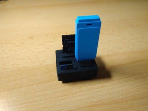 ender 3 usb sd kart sahibi 3d yazıcı aksesuarları creality tutucu micro 3d print model - Mito3D