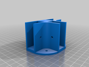 t bracket back foot organization customized 3d print model - Mito3D