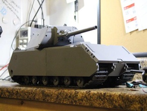 panzer viii maus 1 16 model extra pieces hobby 3d print model - Mito3D