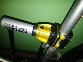 kryptonite series 2 lock holder sport & outdoors bicycle bike bikelock 3d print model - Mito3D