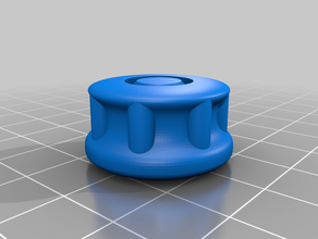 elegante luminária de chão botão peças substituição 3d print model - Mito3D