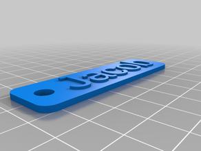 jacob keychain signs & logos customized 3d print model - Mito3D