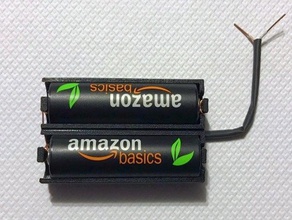 ultra-kompakte Batteriehalter 2xaa - Elektronik 3d print model - Mito3D