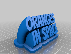 fixed oranges space thick base office customized 3d print model - Mito3D
