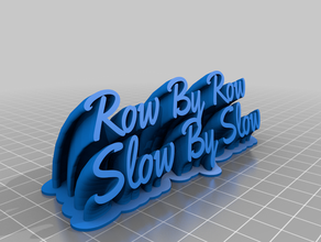 row office customized 3d print model - Mito3D